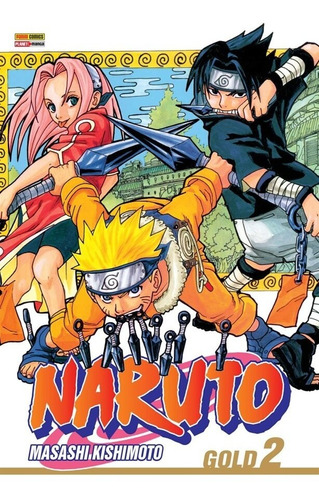 Mangá Naruto Gold Edition Volume 02° Lacrado Panini