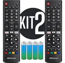 Comprar Kit 2 Controle Remoto Para Tv LG 4k Smart Com Teclas Netflix E Prime Video