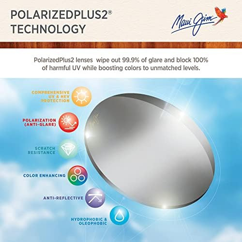 Lentes De Sol Polarizados Maui Jim Hookipa Para Hombre