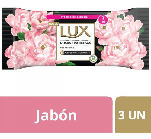 Jabón Rosas Francesas  3x125 Gr