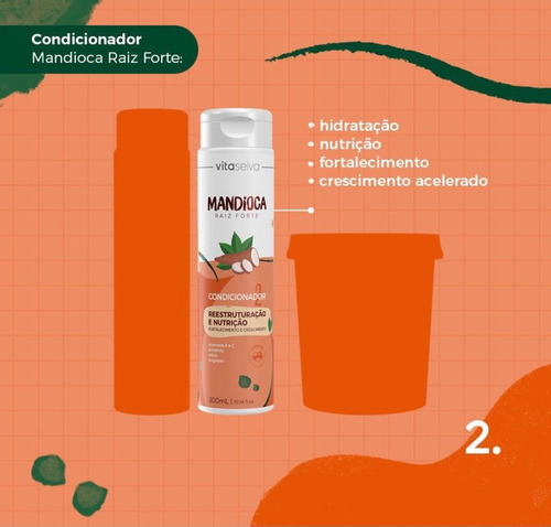 Imagem 3 de 9 de Kit Lançamento Raiz Forte Mandioca Vita Seiva