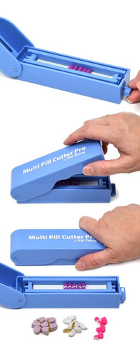 Multi Pill Cutter Pro - Large Pill Splitter Cuts Multiple Pi