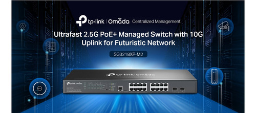 Switch Tp-link Gigabit Ethernet Omada L2+ 120 Gbit/s 16.000