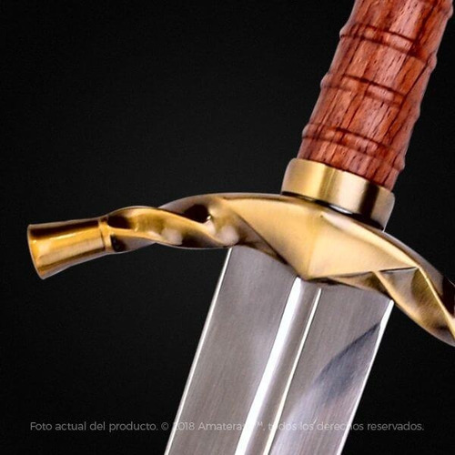 Imagen 4 de 10 de Espada Señor De Los Anillos Boromir Con Soporte Para Pared