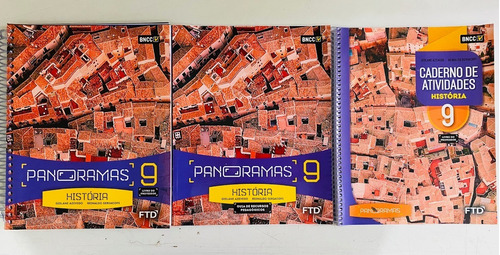 Kit C/ 3 Livro Panoramas De Professor Historia 9º Ano Bncc Ftd 