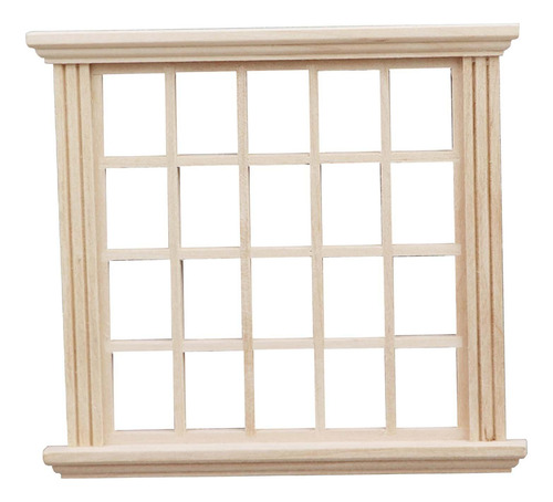 Ventana En Miniatura Para Casa De Muñecas A Escala 1/12,