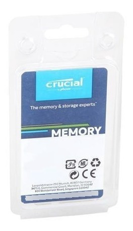 Imagen 4 de 5 de Memoria Ram Crusial Para Laptops Ddr4 16 Gb 3200 Mhz