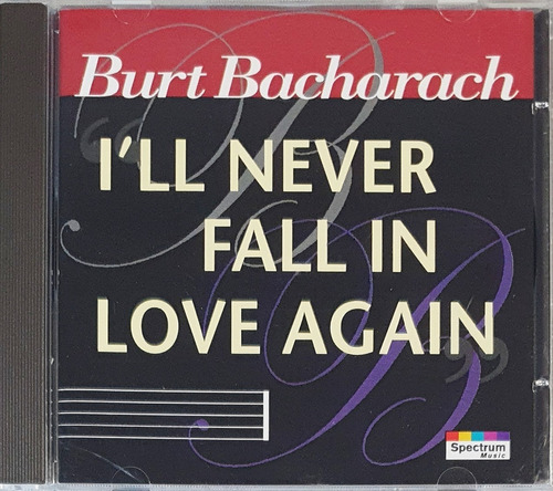 Cd Burt Bacharach I'll Never Fall In Love Again Importado