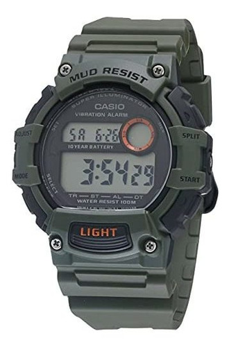 Reloj Casio De Cuarzo Para Hombre, Resistente Al Barro, Con