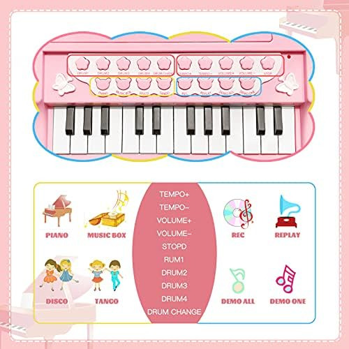 Teclado De Juguete De Piano Love & Mini Para Niños, Regalo D