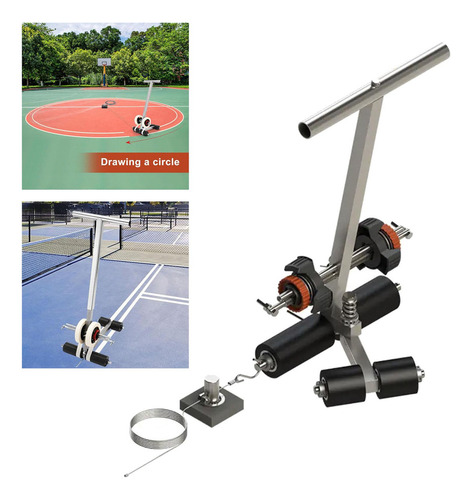 Máquina De Marcação De Linha De Quadra Não Ajustável