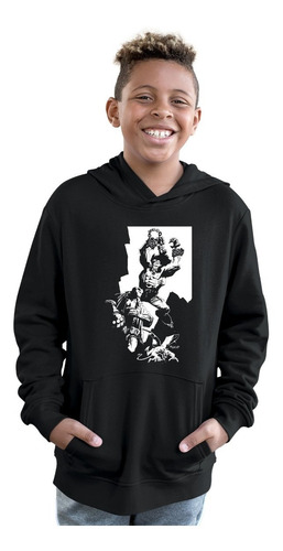 Sudadera Infantil C/ Capucha De Hellboy Vs Sammael