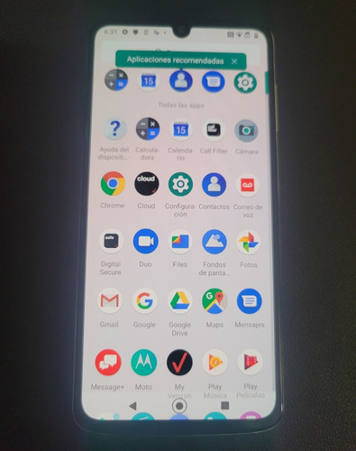 Moto Z4 128 Gb Blanco Escarcha 4 Gb Ram Libre De Compañía Negro (Usado)