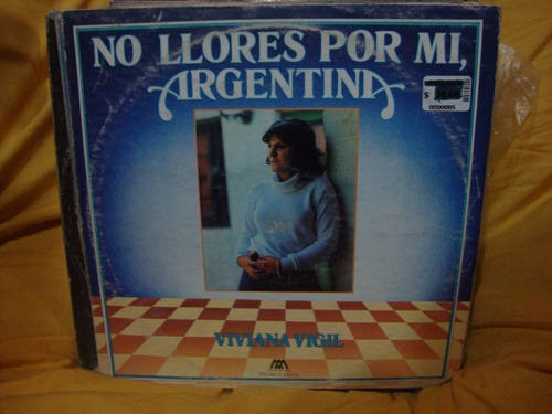 Vinilo Viviana Vigil No Llores Por Mi Argent F1 (Usado)
