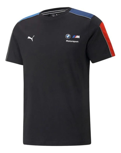 Remera Bmw Motorsport Puma T7 Negr / Gris / Blnc 596096 Sale