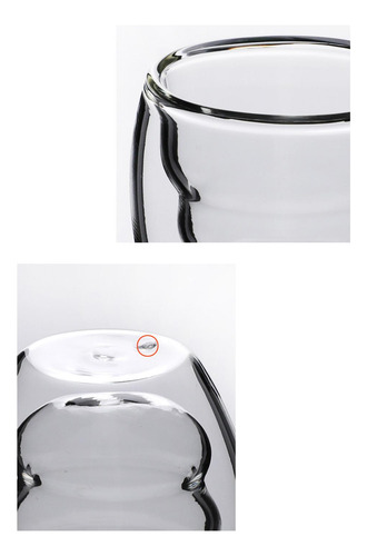 2 Vaso Para Beber, Taza De Vidrio De Borosilicato, Taza De