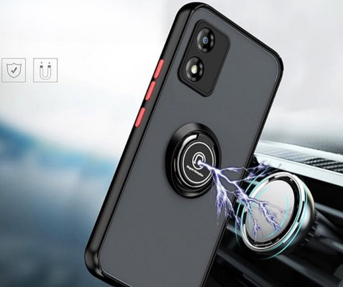 Funda Para Redmi 12t Pro Uso Rudo Anticaidas Con Anillo Azul 12t Pro