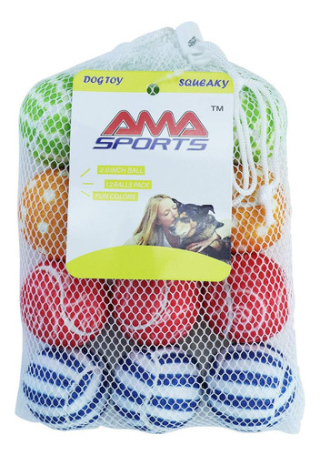 Pelotas De Tenis Ama Sport Dog Squeaky Para Cachorros Nuevos