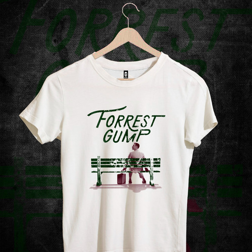 Remera Forrest Gump Banco 100% Algodon Peinado Premium