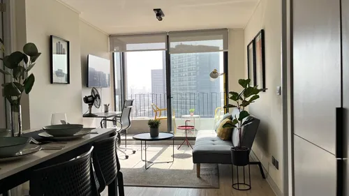 Arriendo 2 Dormitorios 2 Baños Ñuñoa (mariposa Dorm Iguales)