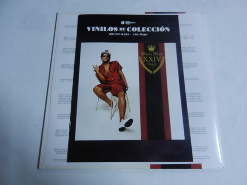 Bruno Mars Lp Xxivk Magic Argentina Nuevo Edicion Especial