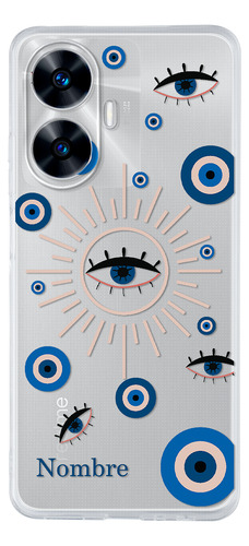 Funda Para Realme Ojos Turcos Personalizada Con Nombres