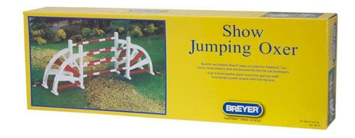 Breyer Show Jumping Oxer Jump - Rojo Y Blanco
