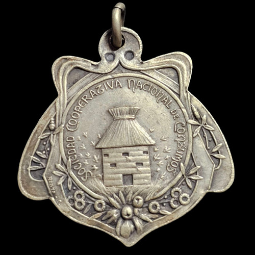 Medalla Soc. Cooperativa Nac. De Consumos Año 1910 - 1288