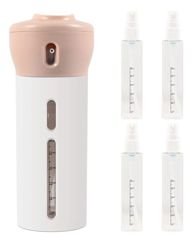 Smart Travel Botella Dispensador Set 4 En 1 Para Viajes