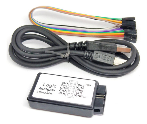 Usb Logic Analyzer, 24 M, 8 Canales, Microcontroller Arm