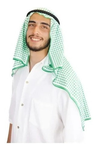 Imagen 7 de 8 de Turbante Mundial De Futbol Qatar Selección Mexicana México