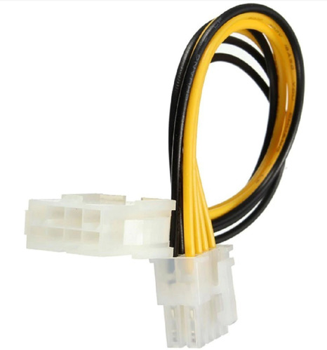 Imagen 1 de 5 de Cable Extension Cpu Atx 8 Pin Macho A 8 Pin Hembra