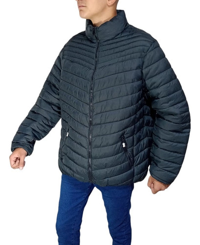 Campera De Hombre Inflada Simil Pluma Liviana Tipo Uniqlo.