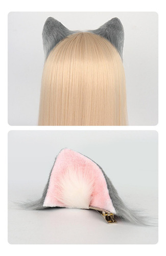 Tiara Fofa Com Acessórios De Cabelo Com Orelhas De Gato