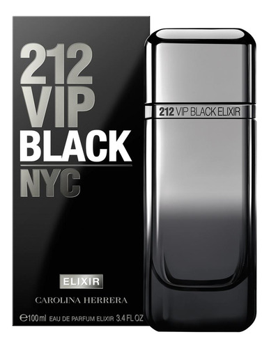 Perfume Hombre Carolina Herrera 212 Vip Black Elixir 100ml