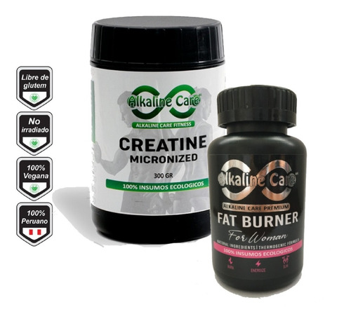 Natural Fat Burner 100 Cap  + Creatina Micronizada 300gr