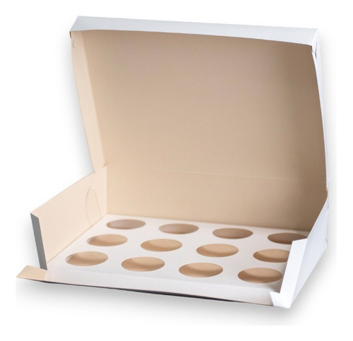 Caja C/ Cuna X12 Cupcake 34,5x26x10cm Muffin (x50u) - 049q12