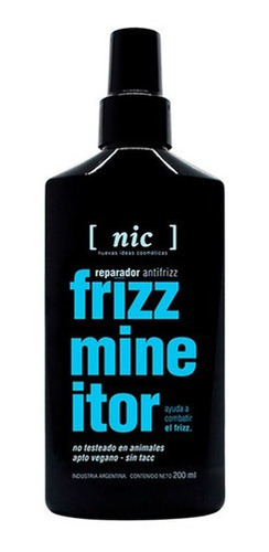 Nic Frizz Mineitor Crema Reparador Antifrizz Vegano 200ml