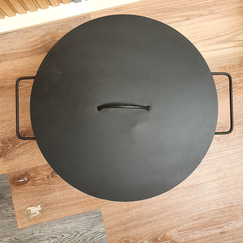 Disco Paellero 40cm Con Tapa Y Patas Desmontables Jaspe