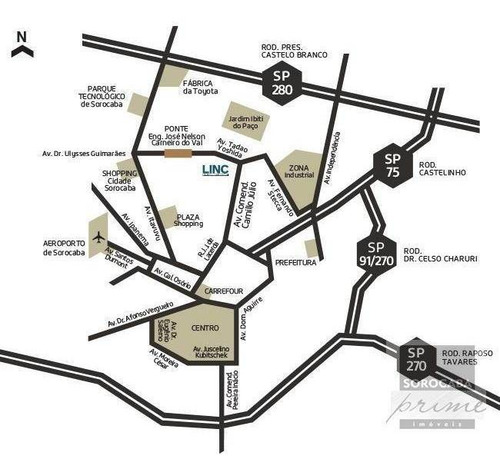 Imagem 4 de 10 de Terreno À Venda, 1000 M² Por R$ 570.000,00 - Linc Sorocaba - Sorocaba/sp - Te0029
