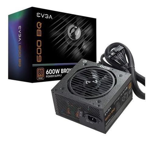 Fuente Pc Gamer Evga 600w Bq 80 Plus Bronce Semi Mod Diginet