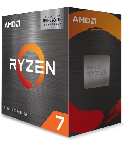 Procesador gamer AMD Ryzen 7 5800X3D 100-100000651WOF de 8 núcleos y 4.5GHz de frecuencia