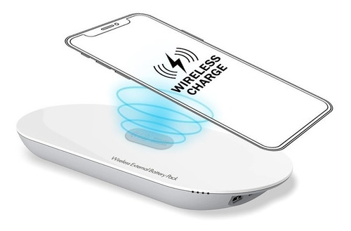 Cargador Batería Carga Inalámbrica Para iPhone - Samsung