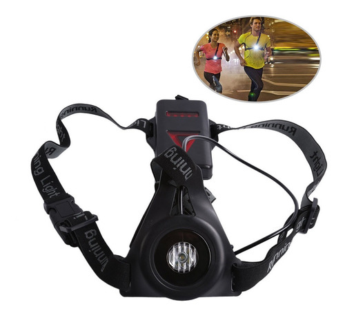 Imagen 2 de 7 de Linterna Led Tipo Minero P/ Runner Ciclista Pesca Camping