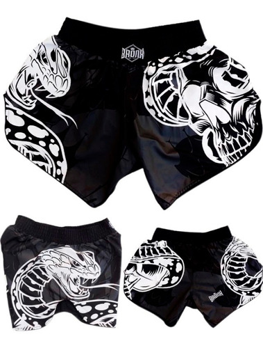 Short Muay Thai Kick Boxing Pantalon Corto Bronx Mma En3x