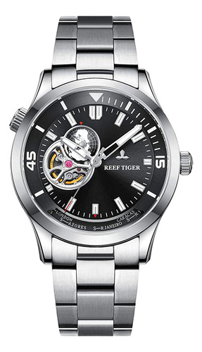 Reef Tiger Reloj Mecánico Automático De Acero Para Hombre,