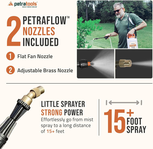 Petratools Pulverizador A Batería De 1 Galón - Hd1000-s - Pu
