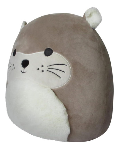 Squishmallows Nutria Marrón Claro De 14 Pulgadas Con Orej...