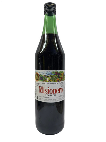 Vino Dulce Patero Misionero Tinto Abocado 950ml