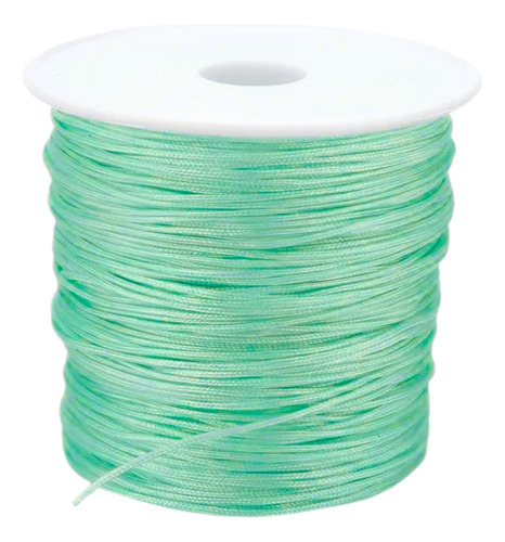 Rollo Hilo Chino 0.8mm Insumo De Bisutería Todo Los Colores Menta